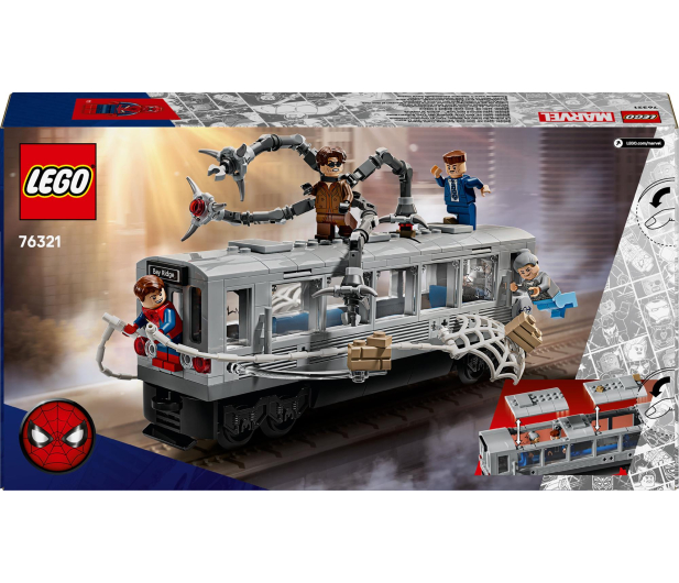 LEGO Super Heroes 76321 Spider-Man kontra Doc Ock — scena w metrze - 1331727 - zdjęcie 7